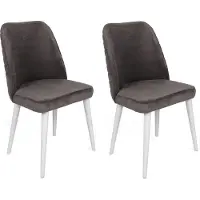 Atelier Del Sofa Tuolisarja (2 osaa), , 50x90x49 cm, harmaa/valkoinen