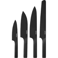 Stelton - Pure Black Veitsisetti 4 osaa Musta