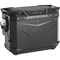 Givi EVO Outback -sivulaukku siirto oikealle 40L hopea oranssi
