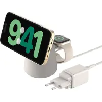 Belkin Boost Charge Pro 2in1 Qi2 15w -latausteline, Hiekka