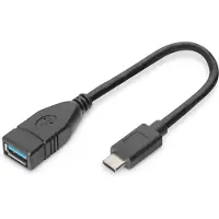 Digitus USB TYPE-C ADAPTER CABLE, OTG, TYPE C - A (AK-300315-001-S)