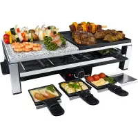 Steba - Raclette RC108 2000W Musta/Teräs