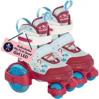 Hudora Roller Skates My First Quad LED Unicorn Size 26-29