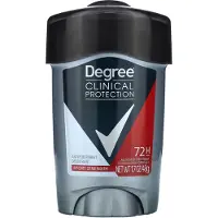 Degree , Miehet, Kliininen Suojelu, Antiperspirant Deodorant, Pehmeä Nestemäinen, Urheiluvoimakkuus, 1.7 oz (48 g)