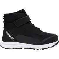 Viking Saappaat - Tex - Napit Refleksi Mid - Musta - - 28 - Saappaat