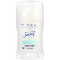Secret , Kliininen 72 HR Näkymätön Muovilevy Deodorantti, Ilmainen & Herkästä, 1.6 oz (45 g)
