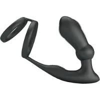 Pretty Love Emoni Cock Ring With Butt Plug