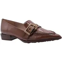 Hispanitas for woman. HI254262 Turin brown leather shoes (40), 1 to 3 cm, None, Casual, Party, Classic
