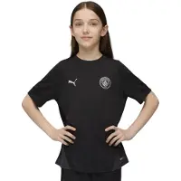 Puma Manchester City Treenipaita - Musta/hopea Lapset - , koko 140 cm