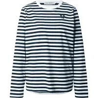 Marimekko Tasaraita Unikko Ls - Black - XS