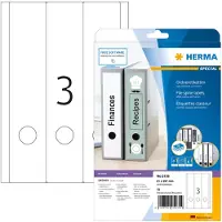 Herma 5135, Valkoinen, Pyöristetty suorakulmio, Kiinteä, Paperi, Matta, Laser/Inkjet
