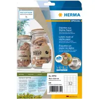 Herma 10752, Ruskea, Suorakulmio, Kiinteä, 48.3 x 33.8 mm, A4, Universaali