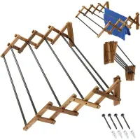 Kadax Kylpyhuoneen kuivausteline seinälle, harmonikka, 85 cm