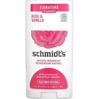 Schmidt's , Luonnollinen Deodorantti, Rose & Vanilla, 2,65 oz (75 g)