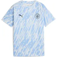 Puma Manchester City Fc 25/26 Ennen Ottelua Juniori Lyhythihainen T-pait
