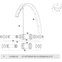 Mavic E-crossmax Felge