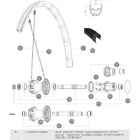 Mavic Crossmax Pro Tubeless Hinterradfelge