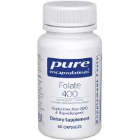 Pure Encapsulations Folate 400 Kapselit 90 Yksiköt