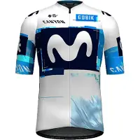 Gobik Teams Odyssey Movistar Team 2025 Lyhythihainen Pyöräilypaita