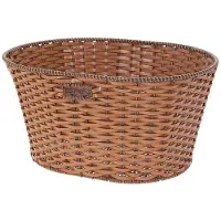 BRN Vintage Eco Leather Oval Korb