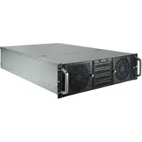 Inter-Tech 3U-30765, Teline, Palvelin, Musta, ATX, EATX, ITX, mikro ATX, SSI CEB, SSI EEB, Terästä, 3U (88887385)