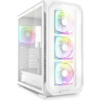 Sharkoon AK5G RGB, Midi Tower, PC, Valkoinen, ATX, mikro ATX, Mini-ITX, Multi, Kotelotuulettimet (4044951041848)