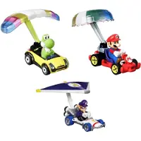 Hot Wheels Super Mario -hahmoauton 3-pakkaukset, joissa on 3 hahmoautoa yhdess sarjassa, lahja lapsille ja ker ilij ille 3+ ik isille, HDB38
