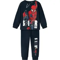 Name it Nmmalfred Spider Ls Nightset Noos Mar - Blue - 86-92