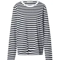 Marimekko Paita 'TASARAITA' marine / valkoinen