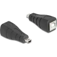 DeLOCK 67200, Mini USB, USB Type-B, Musta