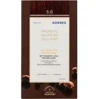 Korres Argan Oil kestohiusväri sisältää arganöljyä sävy 5.6 Red Light Brown 50 ml