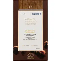 Korres arganöljy edistyksellinen hiusväri Golden / Honey Blonde / hunajanvaalea Gold 7.3 Hiusväri 1 kpl