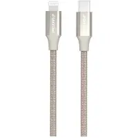 GreyLime 18W Punottu USB-C / Lightning Kaapeli - MFi Sertifioitu - 1m - Beige