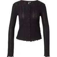 Pieces Pcmarie Ls Poin Cardigan Jrs Noos Bc - Black - XS