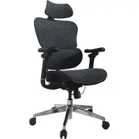 Equip 651052, pehmustettu istuin, Pehmustettu selkänoja, Musta, Musta, Verkko, Nailon, Nailon, Verkko