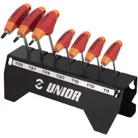 Unior 193tx-us.1 629821 Torx Sechskant-t-griff-schlüssel 7 Stücke