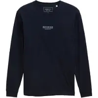 Tom Tailor Printed Longsleeve - Navy - XXL
