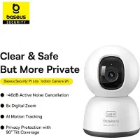 Baseus Security Camera Indoor P1 Lite 2K, 3MP, (EU Version) White EU (S0TV002132)