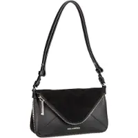 Karl Lagerfeld Hardware Mini bag olkalaukku Nahka 18 cm Laajennettava Musta