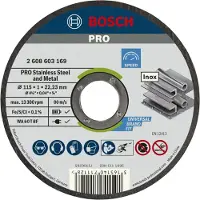 Bosch Hiova katkaisulaikka Standard for Inox 2608603254; 115x22,23 mm; 10 kpl.