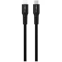 GreyLime Braided USB-C to Lightning Cable Black 3 m