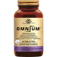 Solgar - Omnium - Fytoravinnekompleksi, monivitamiini- ja kivennäisainevalmiste (90 tablettia)