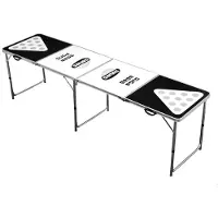 NSH Nordic 240 x 60 cm varusteineen Beer Pong-pöytä