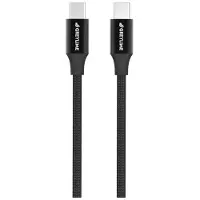 GreyLime 60W punottu USB-C / USB-C kaapeli - 2m - musta