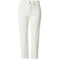 Levi's Farkut '501 CROP' valkoinen denim