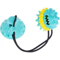 TIAKI -piikkipallo imukupilla 35cm koiranlelu