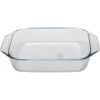 Pyrex Vastustamaton fat suorakaiteen muotoinen lasi 35x23 cm