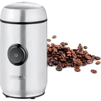 Severin KM 3879 -kahvi- ja maustemylly 50 g, musta ja ruostumaton teräs