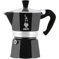 Bialetti Moka Express, Mokkapannu, Musta, Alumiini, 6 kuppia, CE, 1 kpl