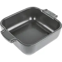Peugeot Appolia Firkantet Mat Sort 18 Cm - Grey - 18 CM